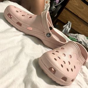 Pink Crocs